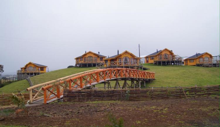 Cabañas y Qunicho Rukawe en Castro, Los Lagos